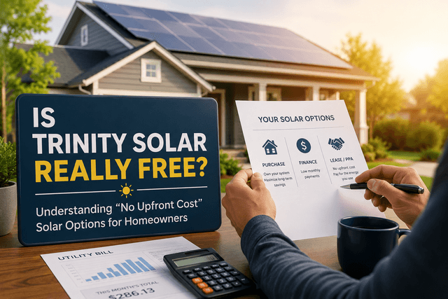 Is Trinity solar really free? What homeowners actually pay (2026)