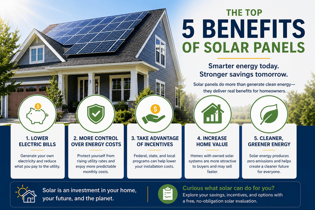 Benefits of solar panels: 5 reasons homeowners are making the switch